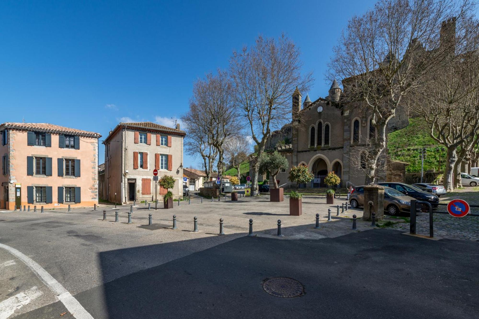 Les Gites De Laure - L'Or Vert, Appartement Avec Vue Sur Le Chateau, Parking Prive, Climatisation, Netflix, A 160 M De La Cite Medievale Carcassonne Exterior foto